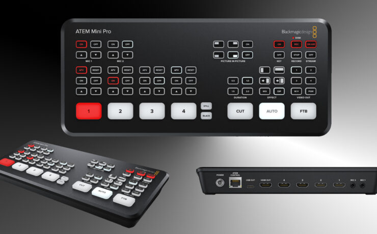 Blackmagic Design ATEM Mini Pro Switchers Price Drop