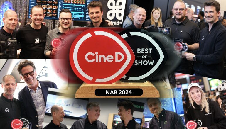 Premio CineD Best-of-Show Para Los Ganadores de la NAB 2024 - Blackmagic Design, Blazar, CoreSWX, DJI, DoPchoice, Strada