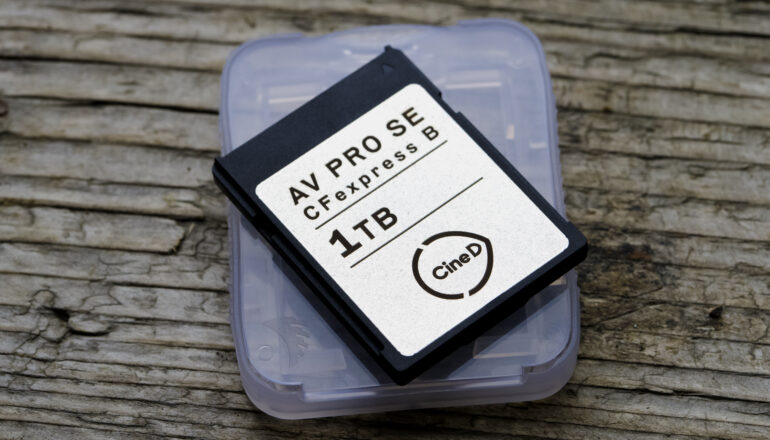 Última Oportunidad - Tarjeta CineD Special Edition CFexpress tipo B de 1TB por $179,99/€. La oferta finaliza pronto