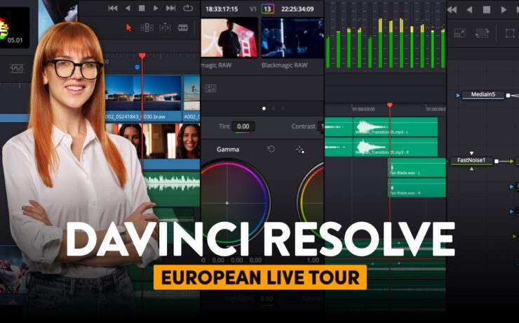 Blackmagic Design DaVinci Resolve European Live Tour in Madrid, Amsterdam and Berlin – Get 50% Off Tickets!