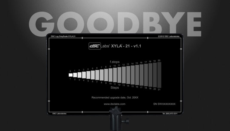 DSC Laboratories Ceases Operations – Farewell to Their Test Charts