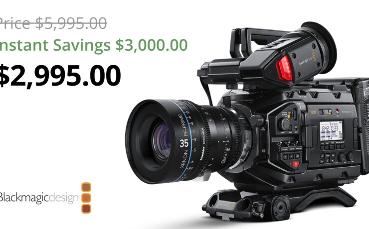 Blackmagic URSA Mini Pro 4.6K G2 - $3000 Off For a Limited Time